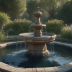 cómo decorar un pozo en el jardín