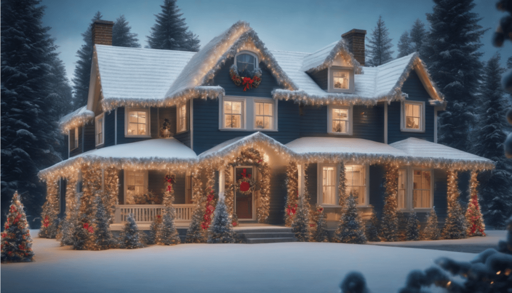 cómo decorar una casa para Navidad