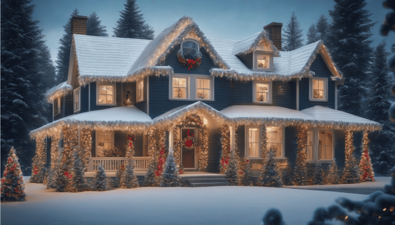 cómo decorar una casa para Navidad