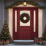 puertas decoradas de Navidad para escuelas