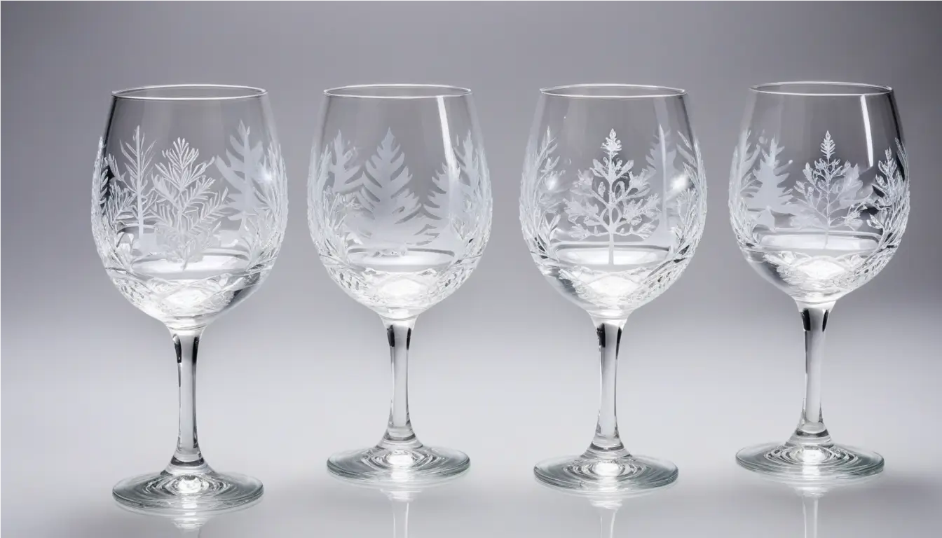 Trucos para saber cómo poner copas decoradas para Navidad
