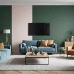 Cómo pintar un salón en dos colores: guía y ejemplos prácticos