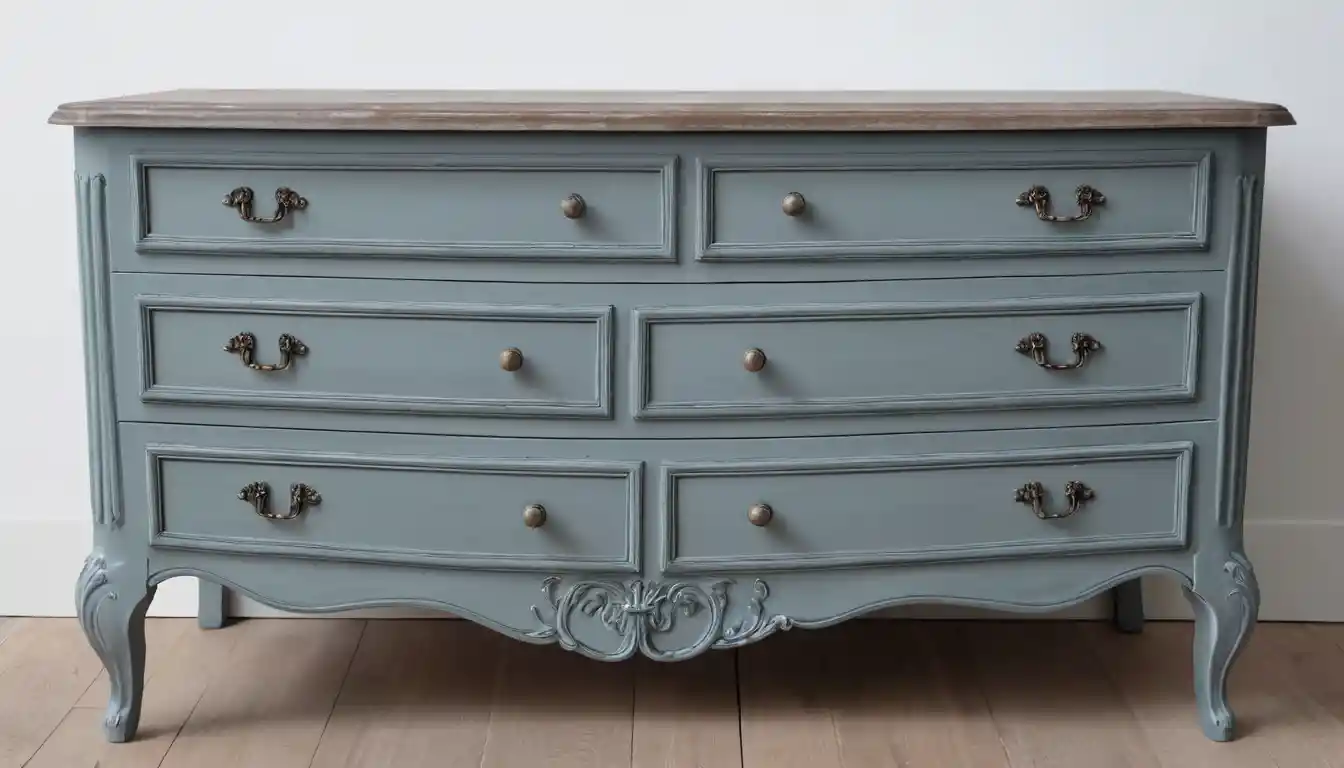 Transformación impactante: muebles pintados a la tiza antes y después