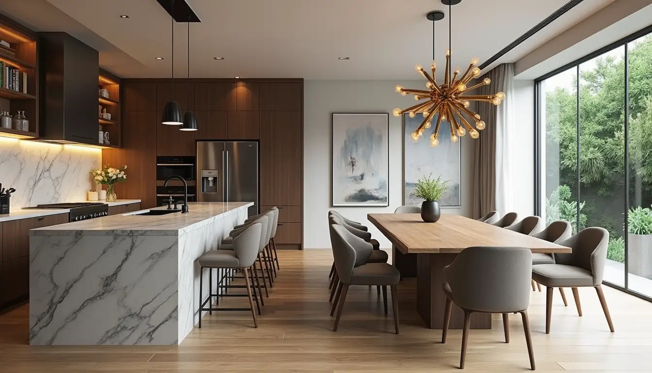 Diseñando tu cocina con isla y comedor integrado: claves para un espacio funcional