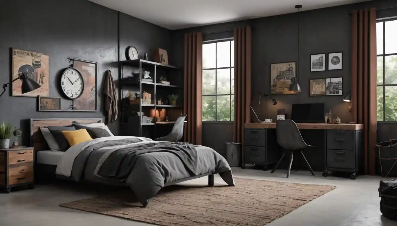 colores de pared para muebles oscuros