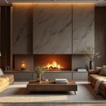 Guía de compra: muebles de salón con chimenea integrada