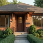 Fachadas de casas sencillas de una planta: estilos y consejos