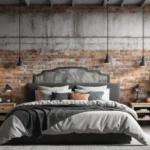 Qué poner en la pared del cabecero de la cama
