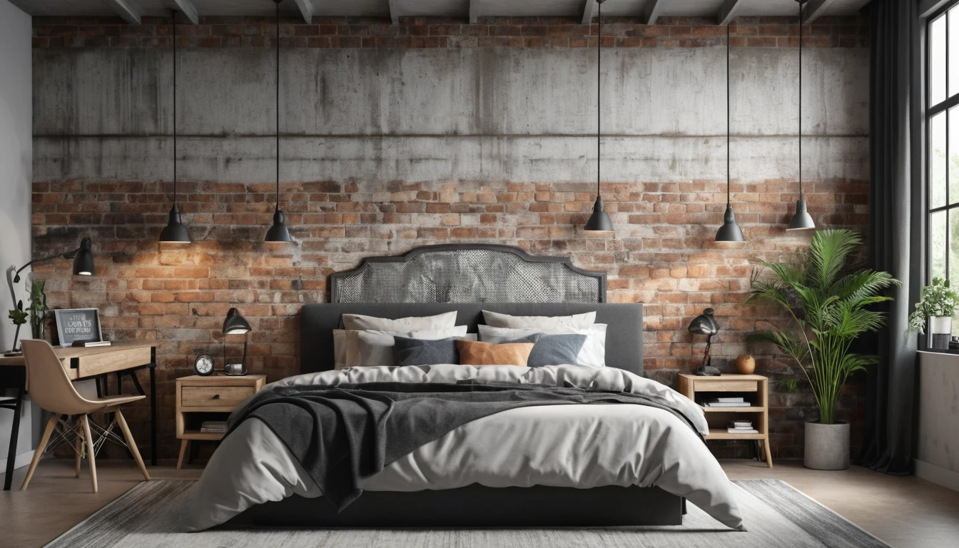 Qué poner en la pared del cabecero de la cama