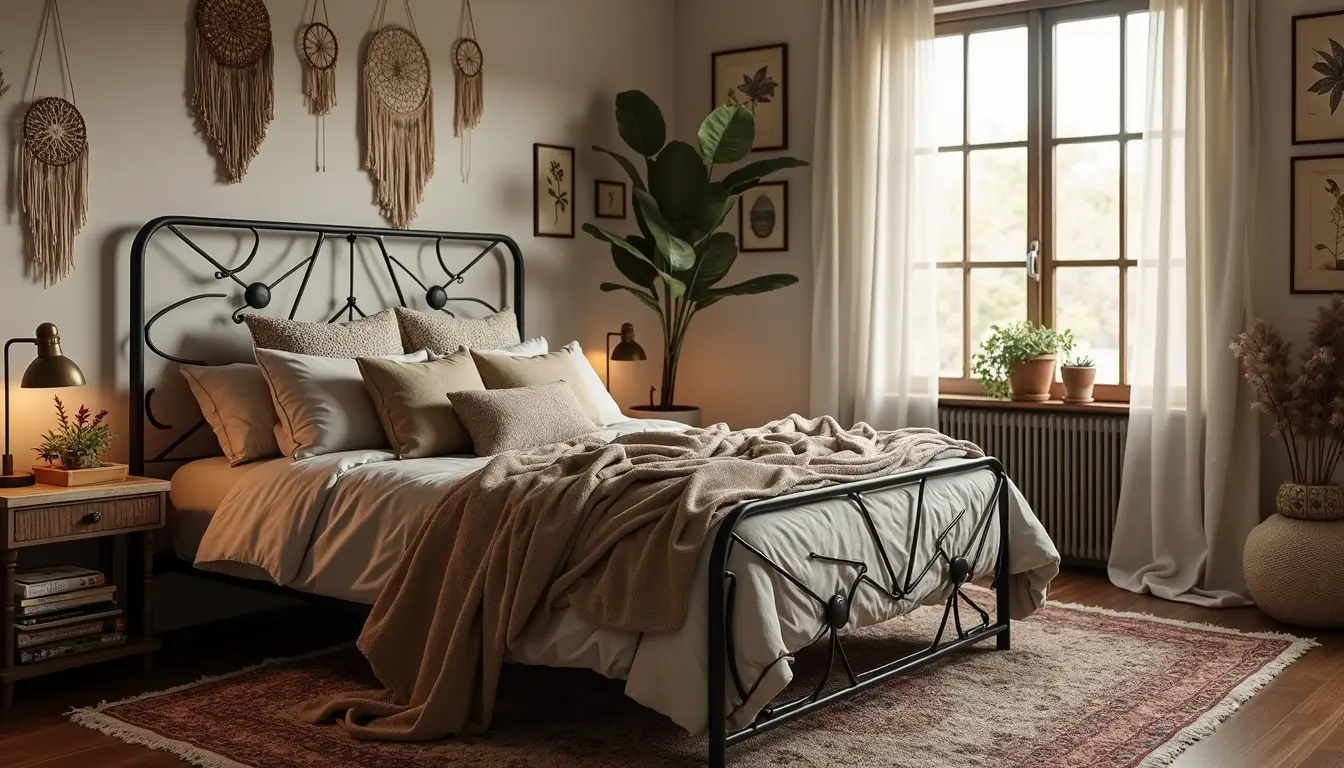 Cómo decorar un dormitorio con cabecero de forja: estilos y consejos