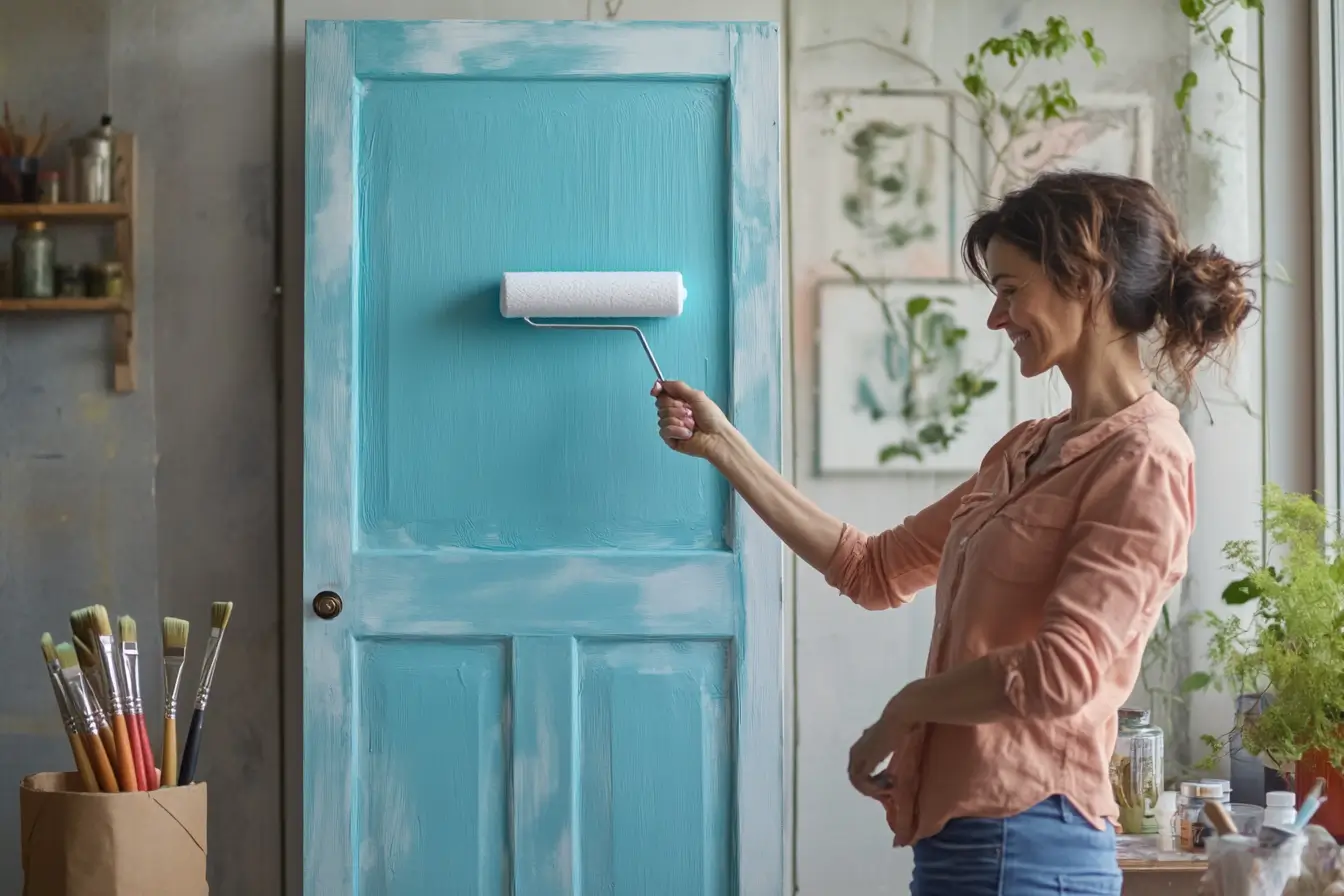 Cómo pintar puertas de madera sin lijar