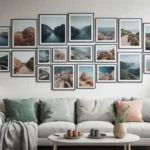 Decorar pared con fotos sin marco: ideas y consejos