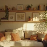 Baldas encima del sofá: ideas para decoración
