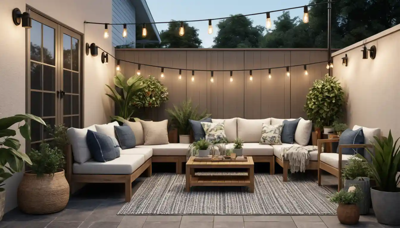 Cómo decorar un patio exterior pequeño: 30 ideas creativas
