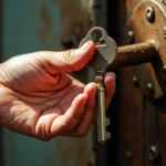 Cómo sacar una llave partida de una cerradura